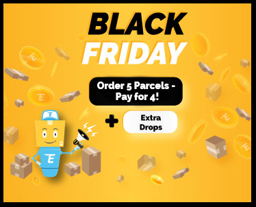 Black Friday Deal - Order 5 parcels pay for 4!